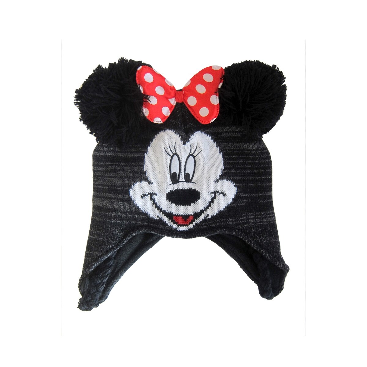 Shop Disney S Girl Beanie Minnie Mouse Winter Hat Peruvian Pom