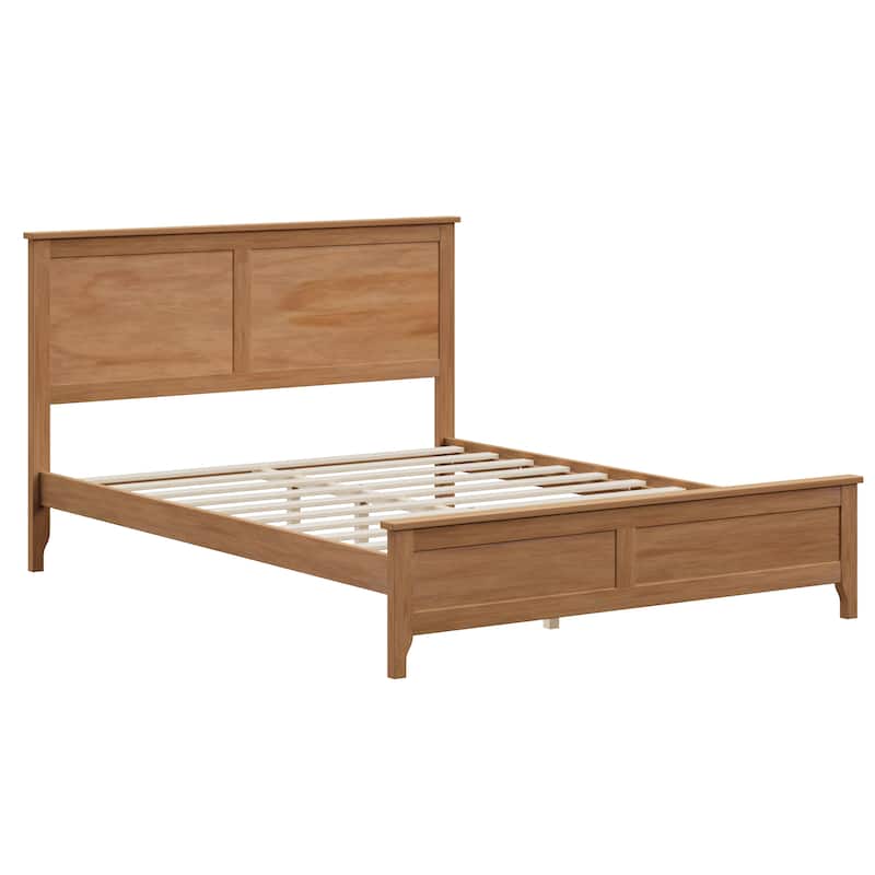Modern Solid Wood Platform Bed