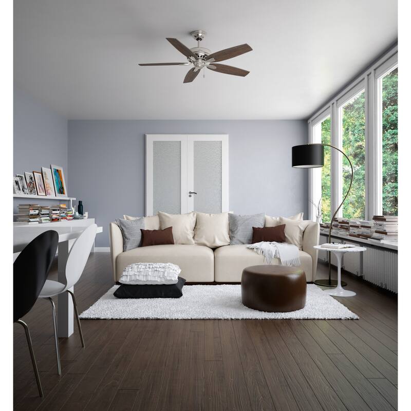 Hunter 52" Newsome Ceiling Fan with Pull Chain - Traditional - Casual