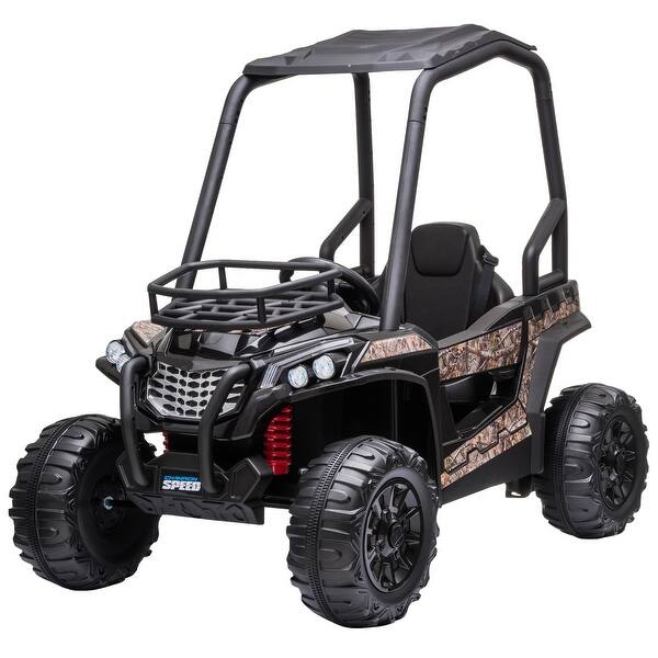 slide 2 of 9, Battery-Powered 12V Kids Ride-On Car with Remote, Adjustable Speeds & Dual Control - Multicolor Multicolor