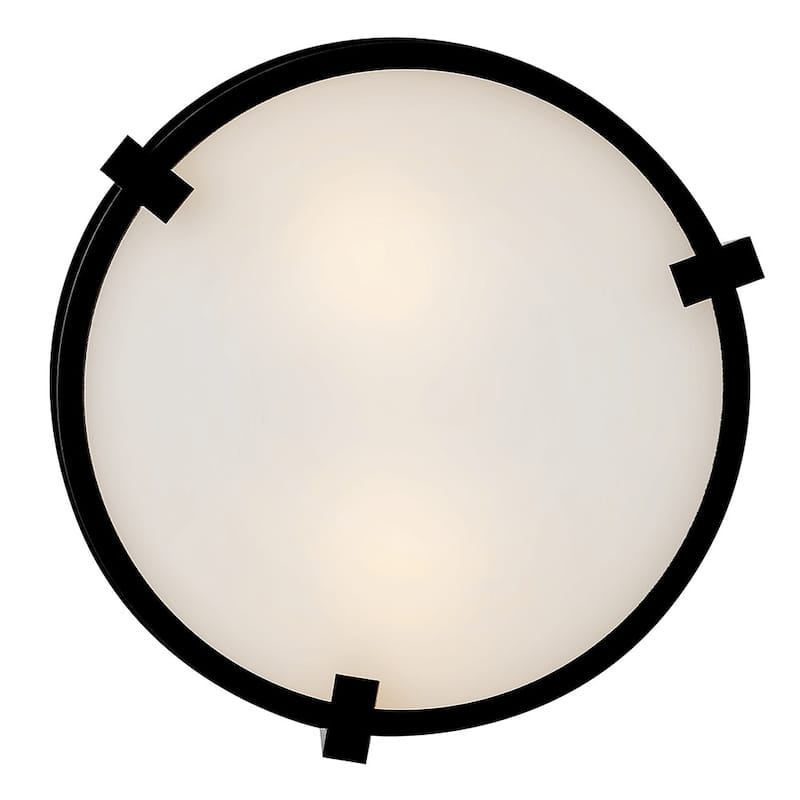 Hinkley Lighting 28963 Lowell 2 Light 13" Wide Flush Mount Drum