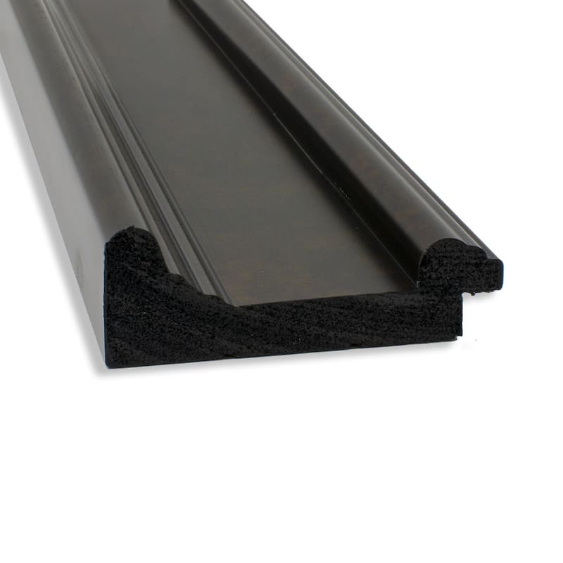 Petite Bevel Wall Mirror - Ridge Black Frame - 24 x 30 in