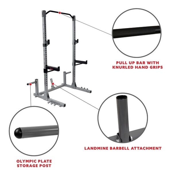 sunny health and fitness rack