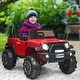 preview thumbnail 5 of 21, Costway 12V Kids Ride On Truck RC Car w/ LED Lights Music Trunk