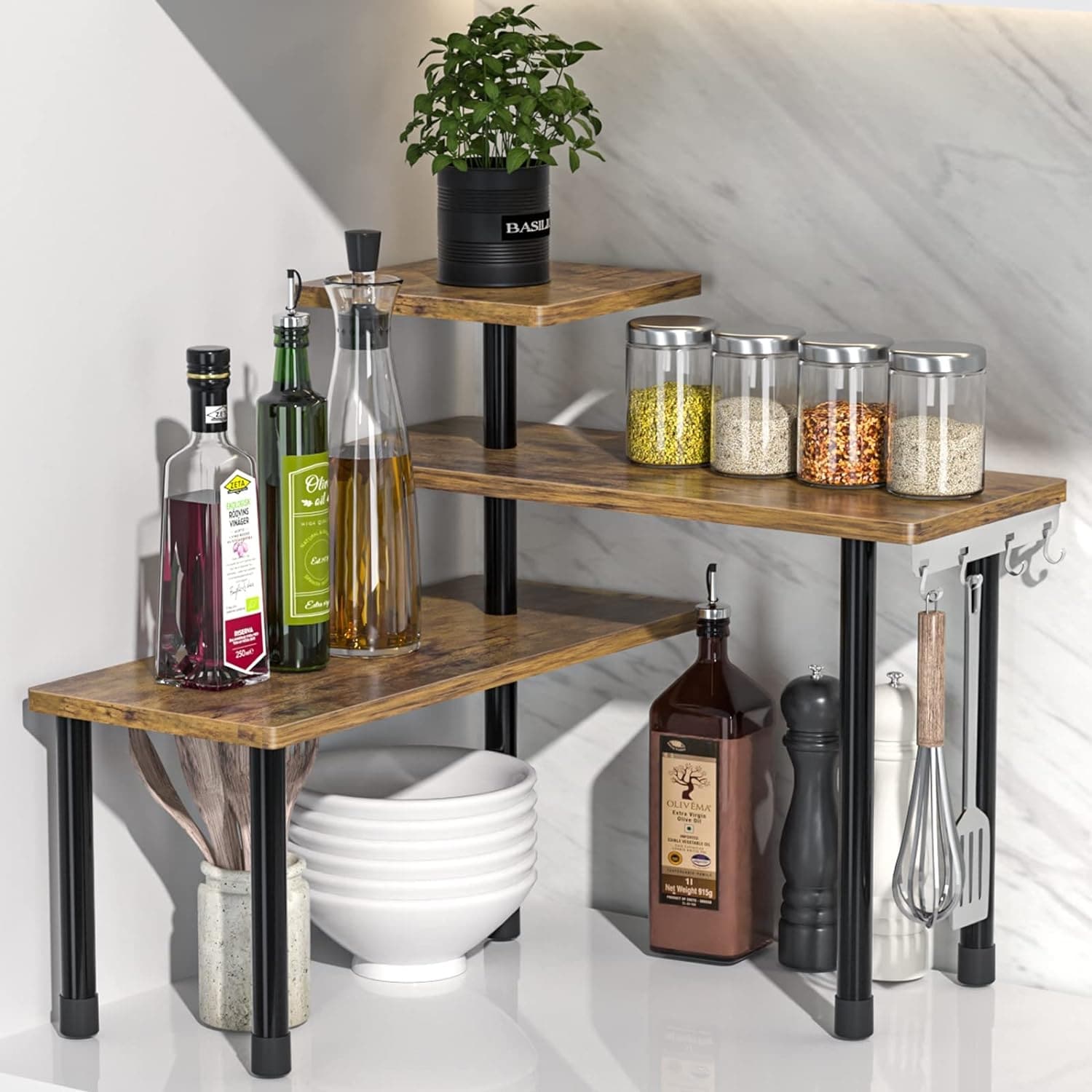 3 Tier Countertop Corner Shelf, Moveable Organizer for Bathroom Counter,  Make Up, Dresser Table, Desktop - Bed Bath \u0026 Beyond - 40175653, image size:1500x1500