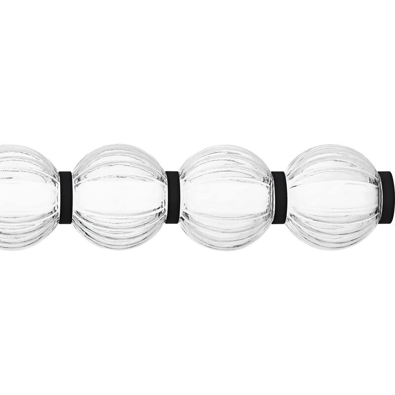 Elway Integrated LED Matte Black Bath Light