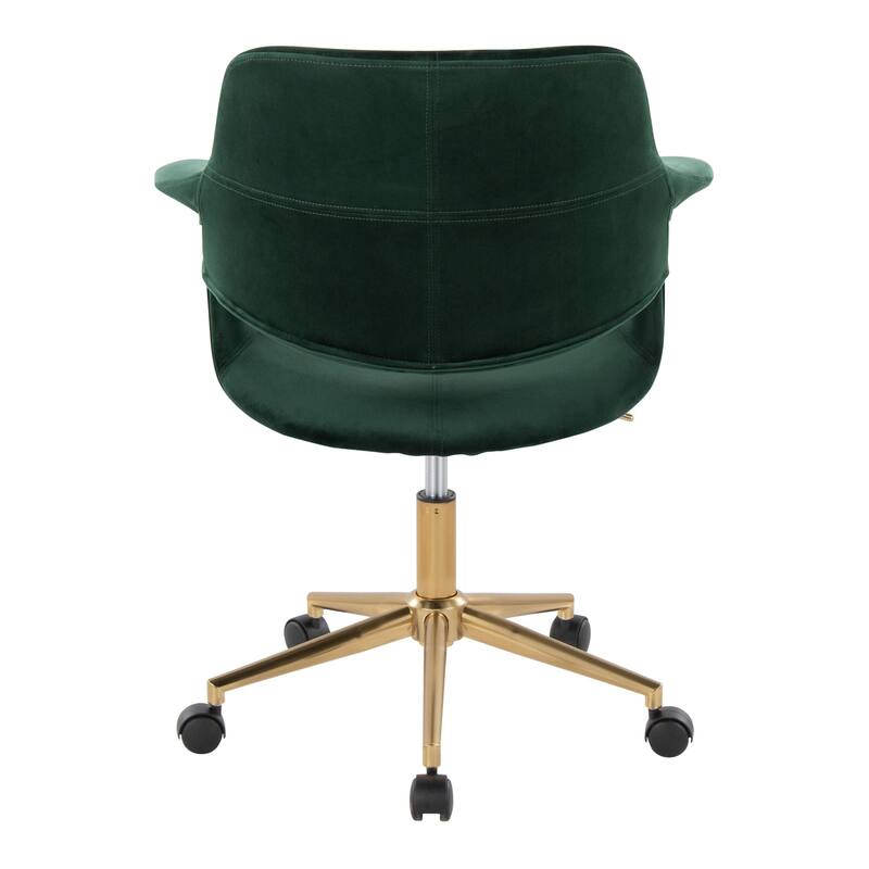 Silver Orchid Fauske Upholstered Office Chair with 5-Star Base