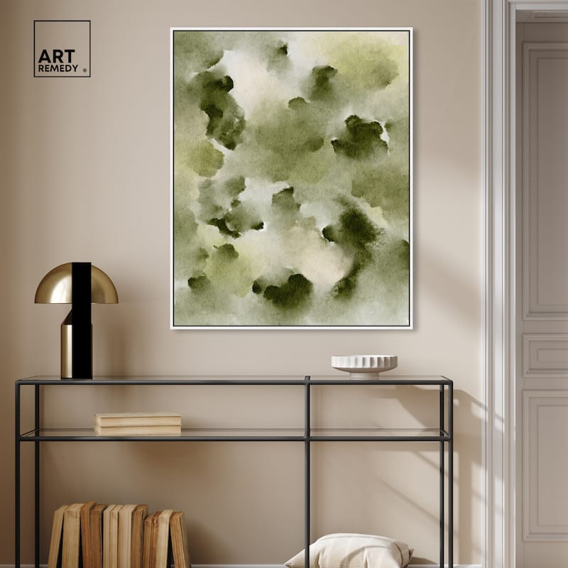 Art Remedy Scented Cedar Framed Watercolor Boho Abstracts