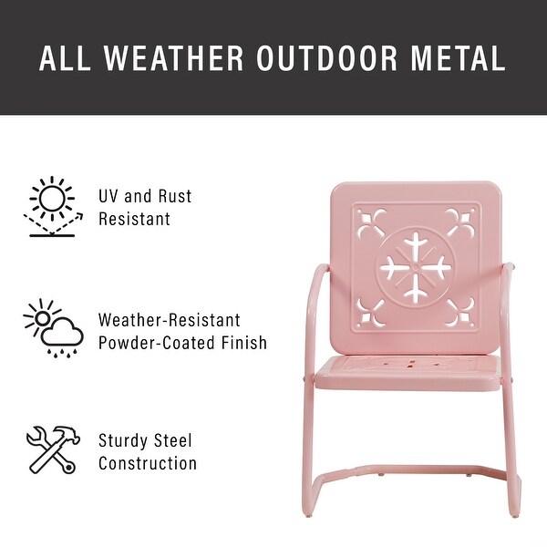 Crosley Azalea 5-Piece Round Retro Outdoor Dining Set - On Sale