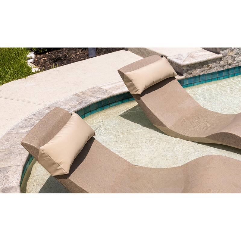 Aqua Outdoors Chaise Lounger Headrest Pillow