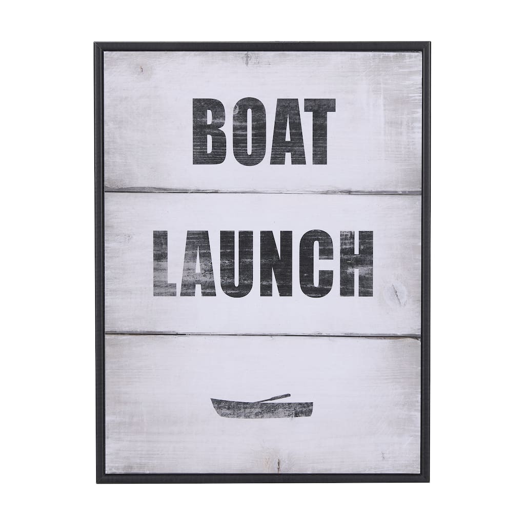 Boat Launch Framed Art Print