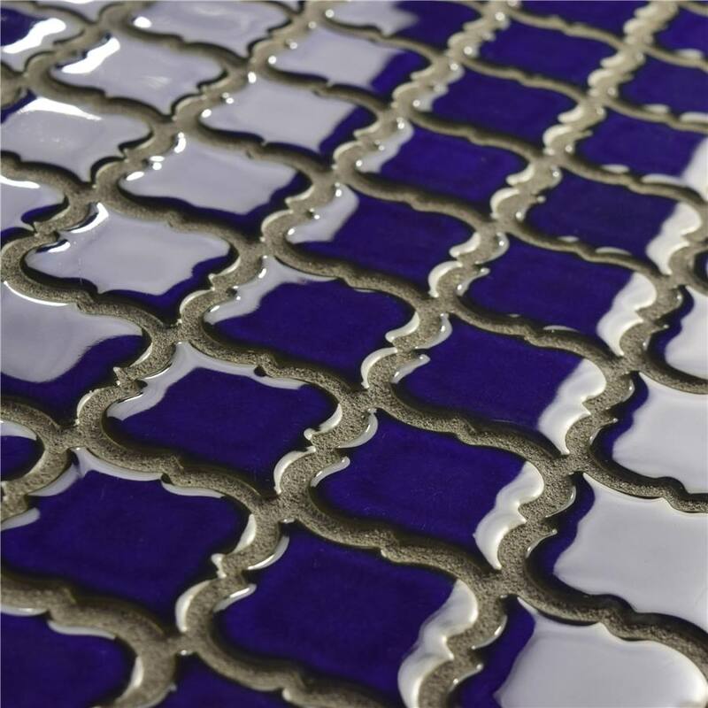 Merola Tile Hudson Tangier Blue Eye 12-3/8" x 12-3/8" Porcelain Floor and Wall Tile