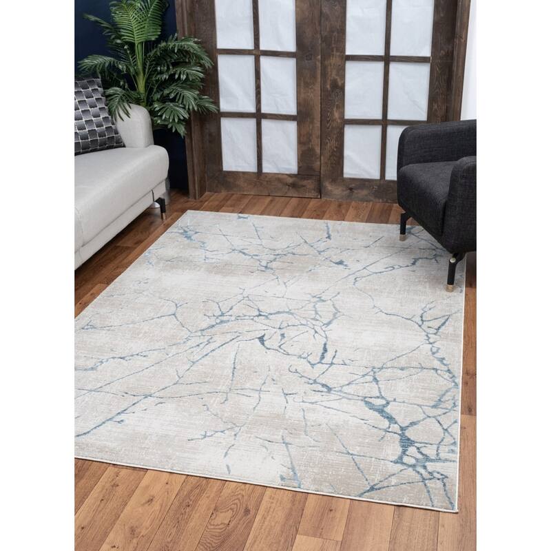 Elegance GC_CNC6005 Blue Area Rug