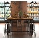 preview thumbnail 3 of 5, VEIKOUS 47" Furniture Retro Industrial High Bar Dining Table