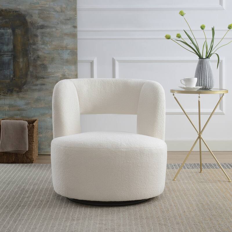 GDFStudio- Marcus Barrel Swivel Chair