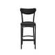 preview thumbnail 9 of 9, Commercial Metal Barstool with Wood Seat and Boomerang Back