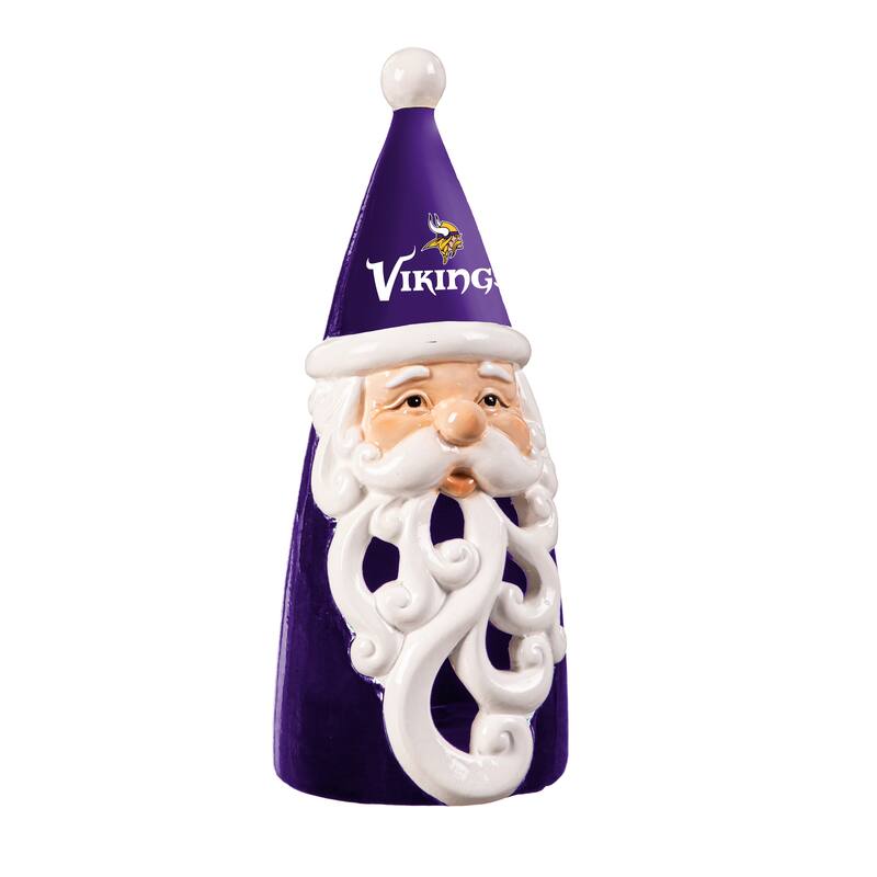 Minnesota Vikings Santa LED Garden Statuary, 8"