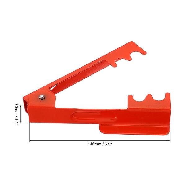 slide 3 of 6, Rose Leaf Thorn Stripper Rose Stripper Removal Tree Pruner Hand Tool Red Red