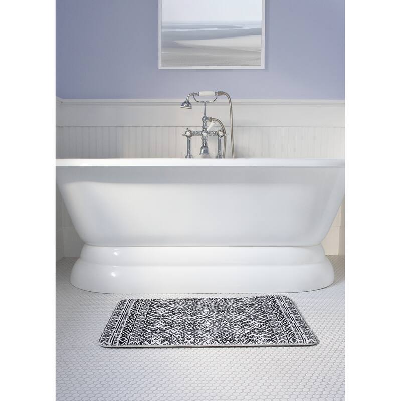 FloorPops Zia Memory Foam Bath Mat