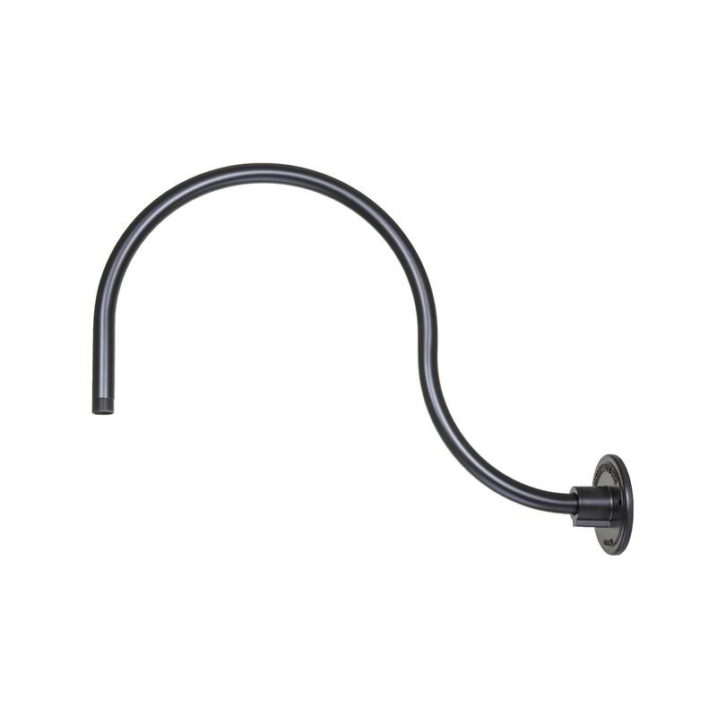R Series Goose Neck - Aluminum Satin Black