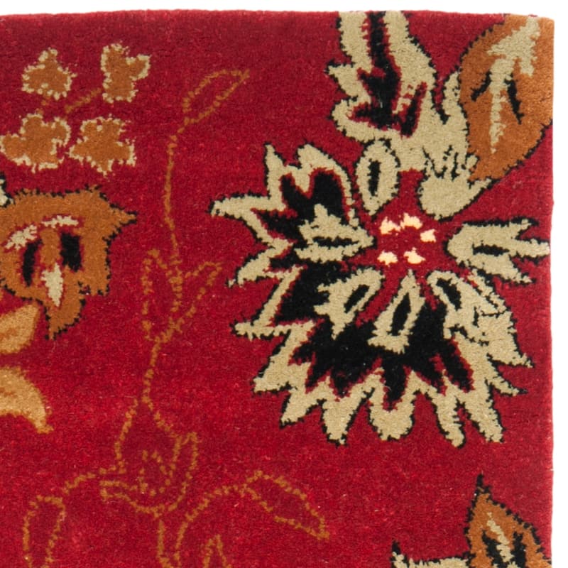 SAFAVIEH Handmade Jardin Mikaila Country Floral Wool Rug