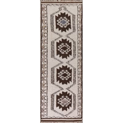 Anatolian Runner Rug Handmade Turkish Wool Carpet - 3'2"x 11'4"