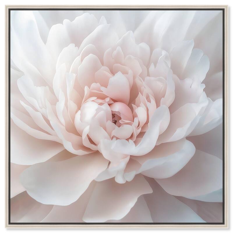 Delicacy and Fragility II Canvas by Art Remedy - Silver - 24" x 24"