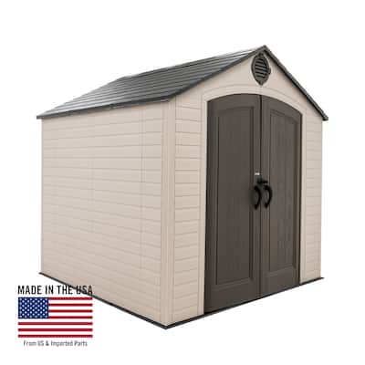 Lifetime 8 ft. x 7.5 ft. Outdoor Storage Shed
