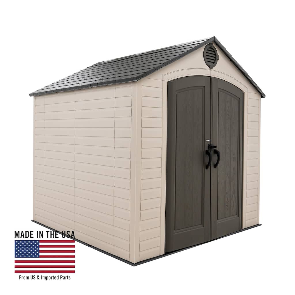 Lifetime 8 ft. x 7.5 ft. Outdoor Storage Shed
