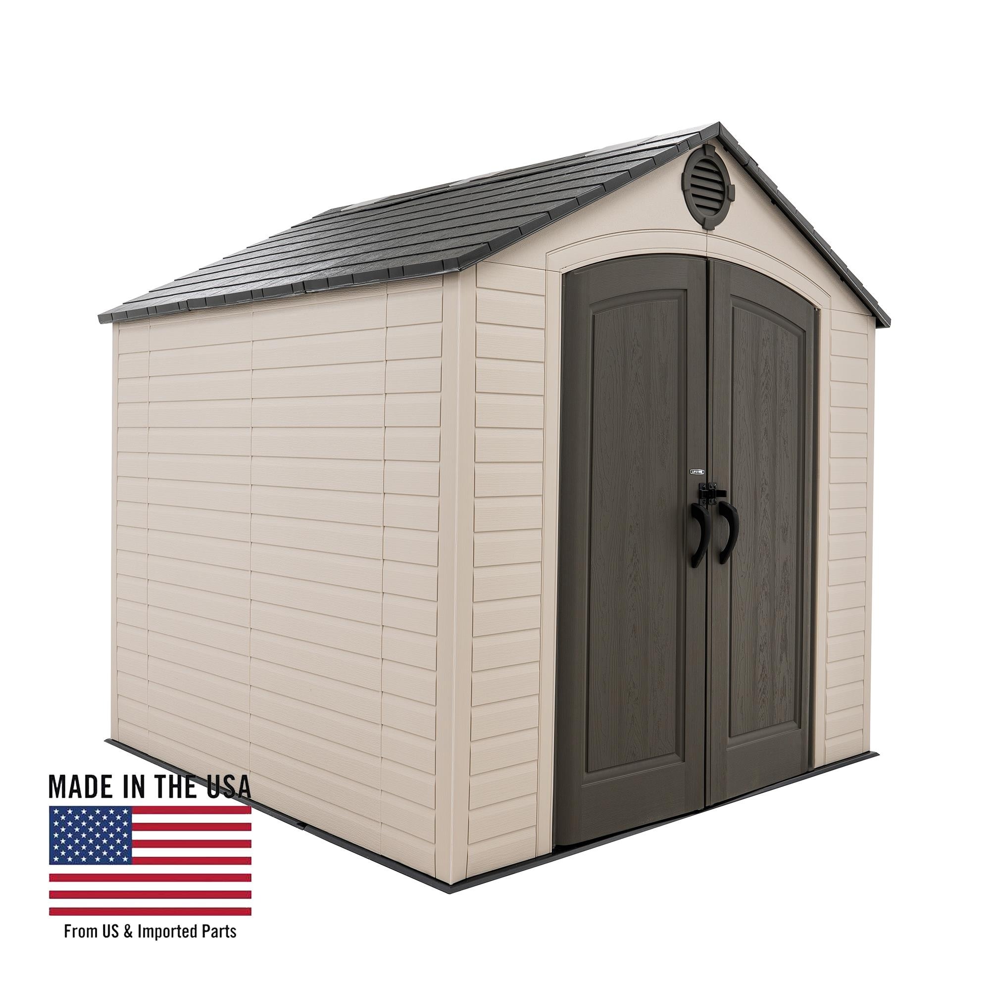 Lifetime 8 ft. x 7.5 ft. Outdoor Storage Shed