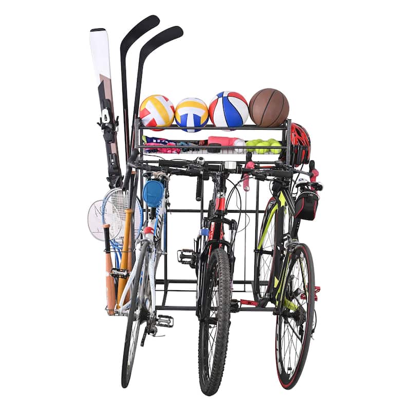 Mythinglogic Garage Bike Rack Baskets Collection Organizer Bike Storage Bike Rack Garage