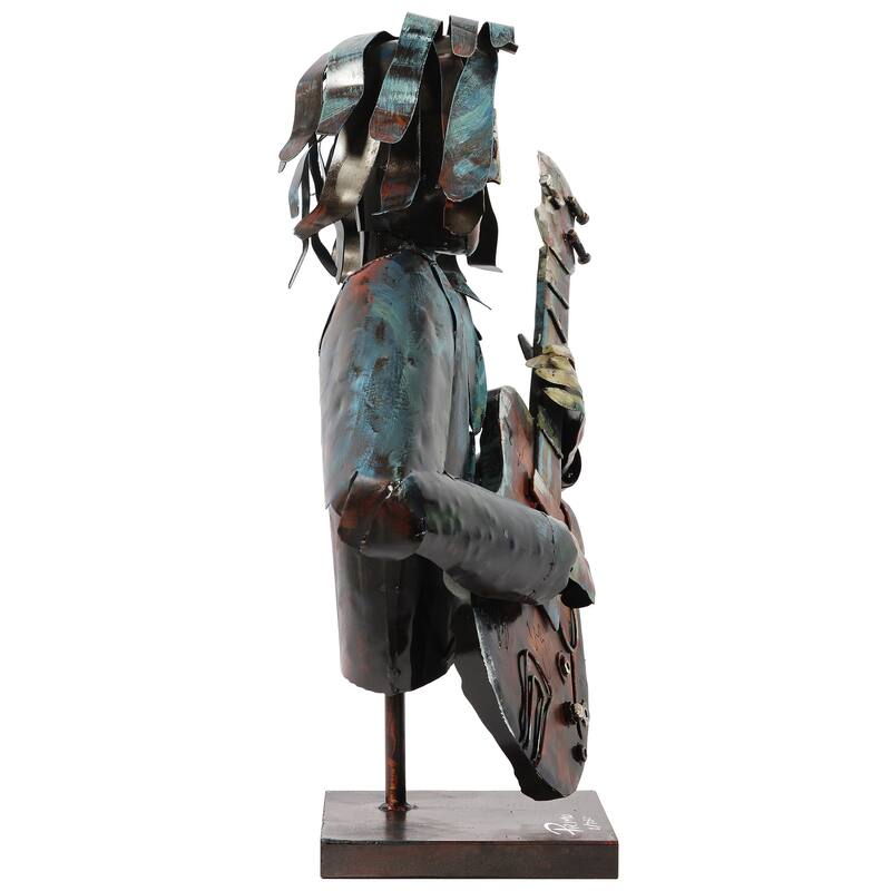 Iron Hand-Painted Colorful Art Sculpture