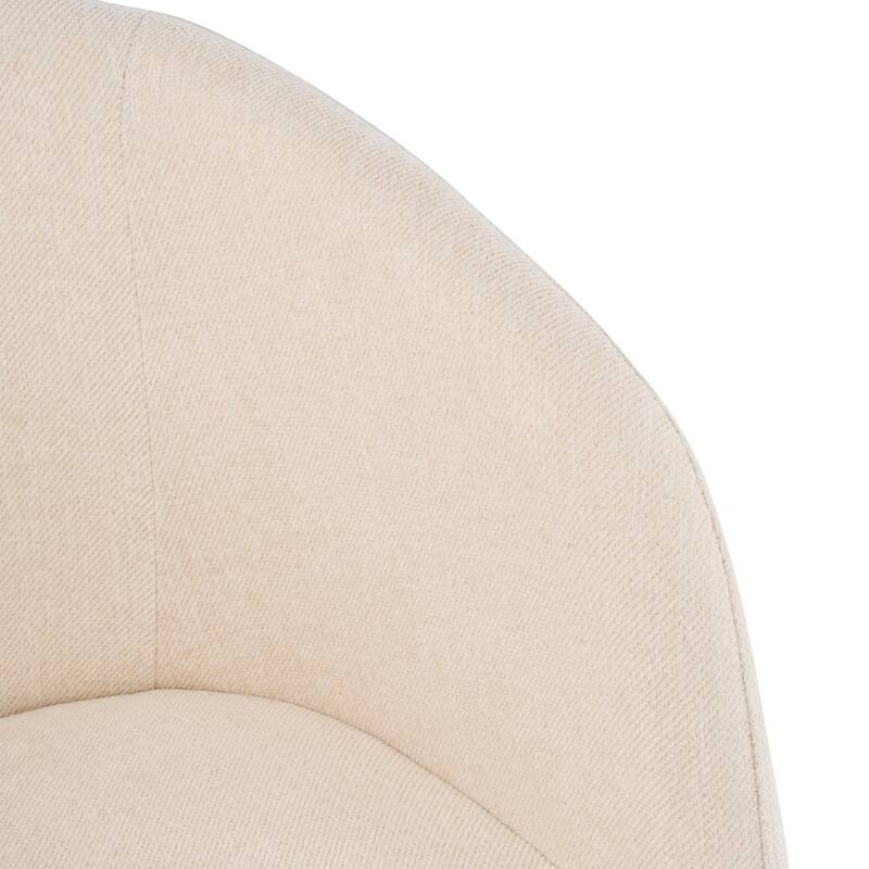 Christopher Knight Home - 180° Swivel Upholstered Dining Chairs with Metal Frame (Set of 2)