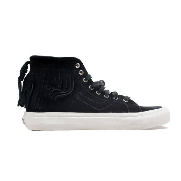 Shop Vans Men S Sk8 Hi Mocassin Black Suede Vn000315jtz Overstock 20140189