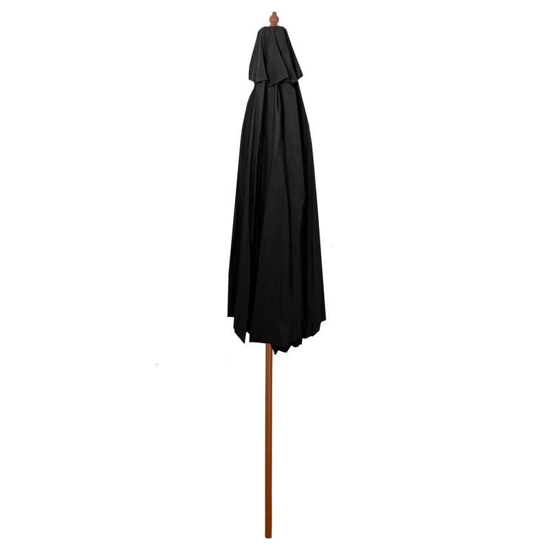 8.5ft Outdoor Patio Market Umbrella with Wooden Pole