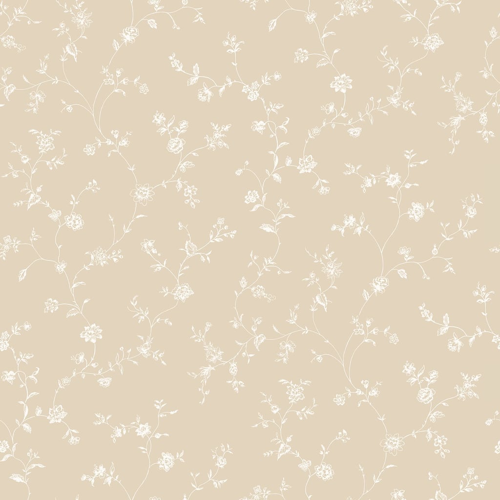 Galerie Wallcoverings Miniatures 3 Floral Trail Vinyl on Non-woven Matte Wallpaper Roll