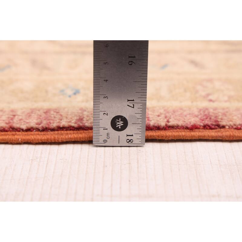 ECARPETGALLERY Hand-knotted Peshawar Oushak Brown Wool Rug - 5'7 x 7'8