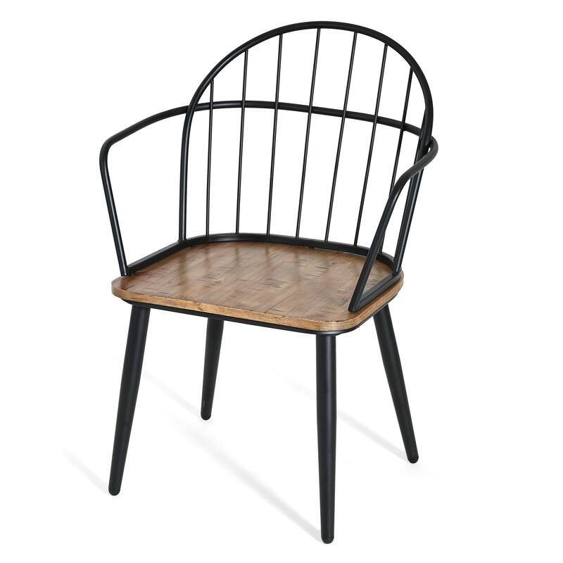 Christopher Knight Home Indoor 5-Piece Dining Set With Metal Legs