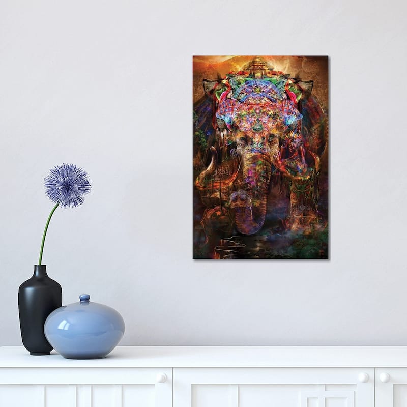 iCanvas "Ganesha" by Jumbie Canvas Print - 18x12x1.5