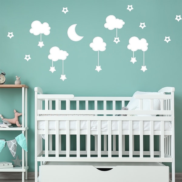 Cloud stickers shop for baby room