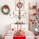 The Gray Barn Farmhouse 6-Light 29.5" Distressed Wood Curve Arm French Country Chandelier