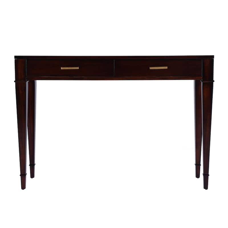 Kai 2 Drawer 46" Burl Wood Console Table