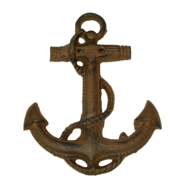 Cast Iron Boat Anchor Wall Deco Set of 2