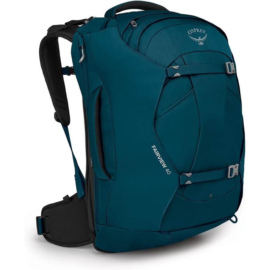 Osprey Women's Fairview 40L Travel Backpack, Lightweight, Night Jungle Blue