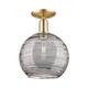 Option Champagne Bronze / Light Smoke Deco Swirl