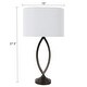 preview thumbnail 12 of 21, Sculpted Table Lamp