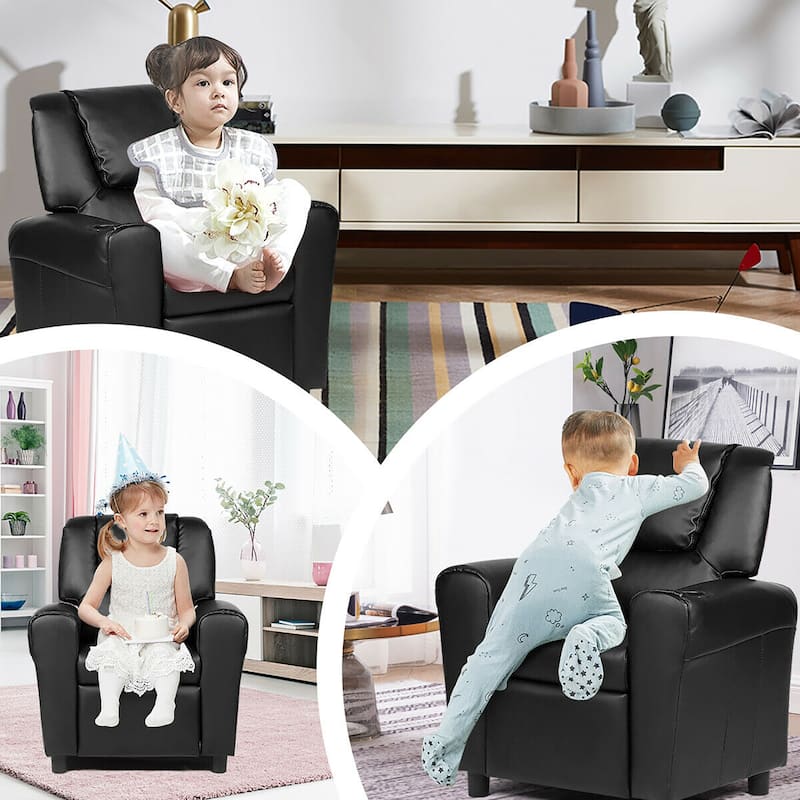 Costway Kids Recliner Armchair Children's Furniture Sofa Seat Couch