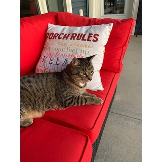 Kinbor All-Weather Rattan Sectional Sofa Patio Furniture Set Cushioned Wicker Sofa Set