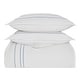 preview thumbnail 3 of 4, Nautica Alden Cotton-Rich White Duvet Cover Set