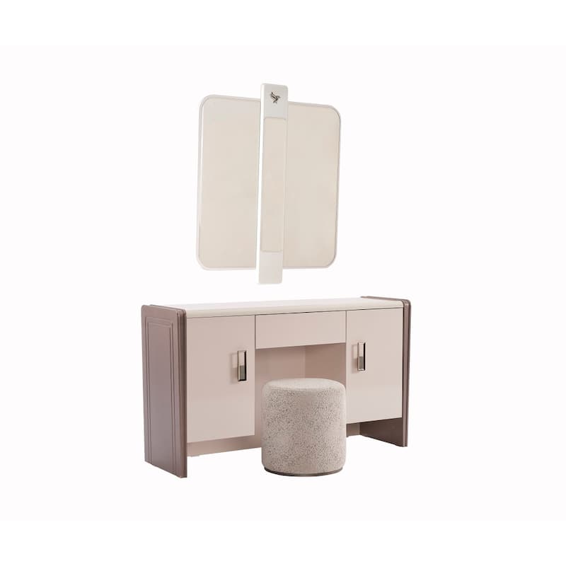 Norvana Dresser, Mirror and Pouf